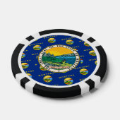 Montanan Vlag & Embleem, Montana Poker Chips (Enkel)