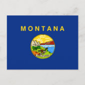 Montanan Vlag, Vlag van Montana Briefkaart (Voorkant)