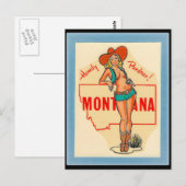    MONTANAVINTAGE TRAVEL BRIEFKAART (Voorkant / Achterkant)