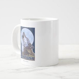 MontanaWolf Howling Grote Koffiekop