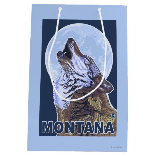 MontanaWolf Howling Medium Cadeauzakje (Achterkant)