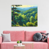 Montane Forest Canvas Afdruk (Insitu (Woonkamer))