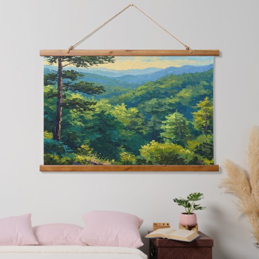 Montane Forest Hangend Wandkleed (Slaapkamer)