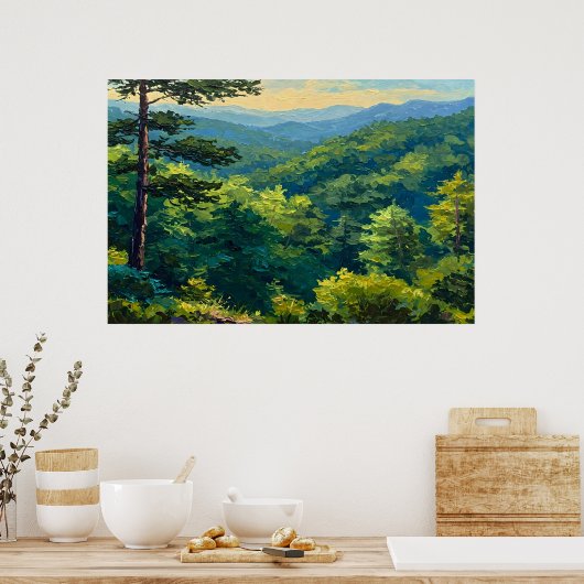 Montane Forest Poster (Keuken)