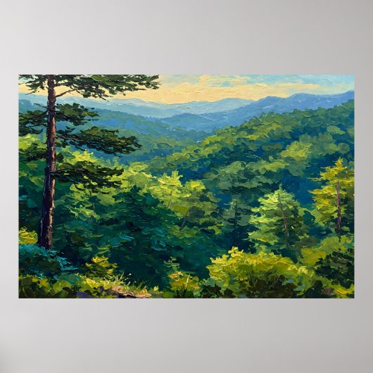 Montane Forest Poster (Voorkant)