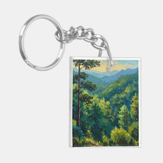 Montane Forest Sleutelhanger (Voorkant Links)