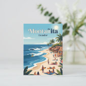 Montañita Ecuador Briefkaart (Staand voorkant)