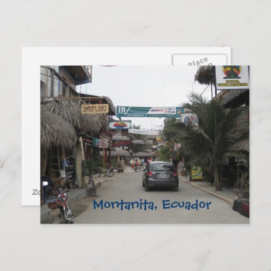 Montanita, Ecuador Briefkaart (Voorkant / Achterkant)
