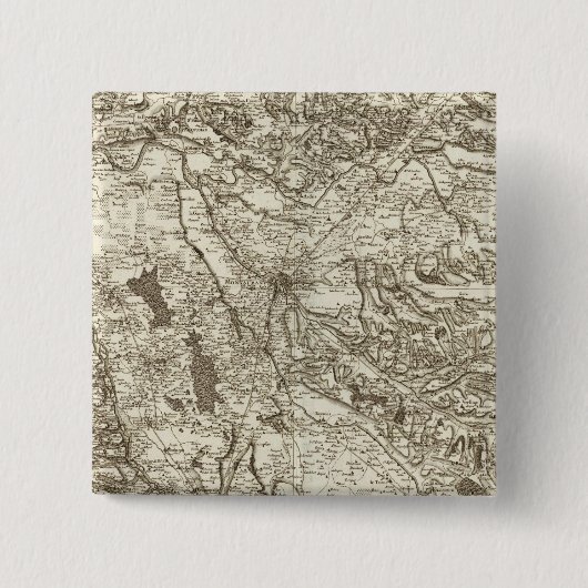 Montauban Vierkante Button 5,1 Cm (Voorkant)