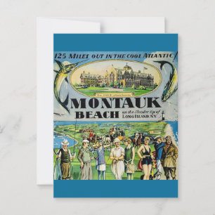 Montauk Beach Long Island Ansichtkaart Briefkaart
