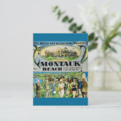 Montauk Beach Long Island Postcard Briefkaart (Staand voorkant)