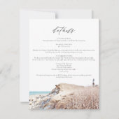 MONTAUK BEACH New York Ocean - kaart met details (Voorkant)