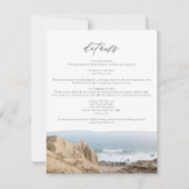 MONTAUK BEACH New York Ocean - kaart met details (Voorkant)