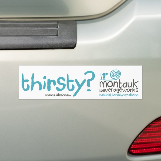 Montauk BeverageWorks - Bumpersticker (Op auto)