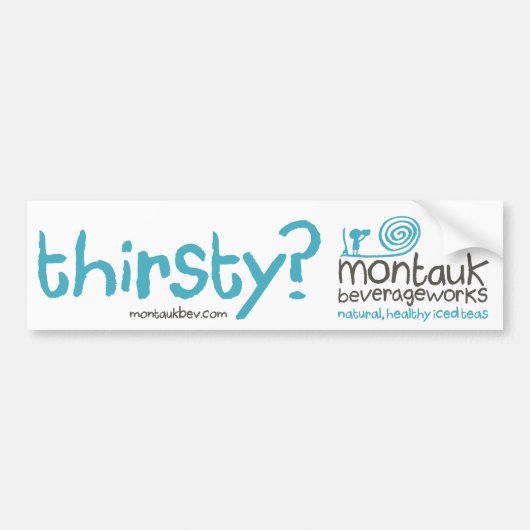 Montauk BeverageWorks - Bumpersticker (Voorkant)
