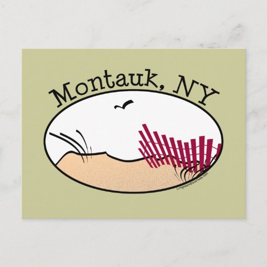 Montauk Briefkaart (Voorkant)