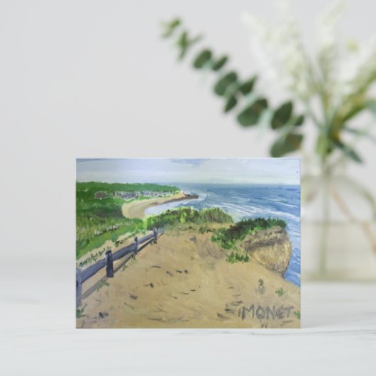 Montauk Cliffs Briefkaart (Staand voorkant)