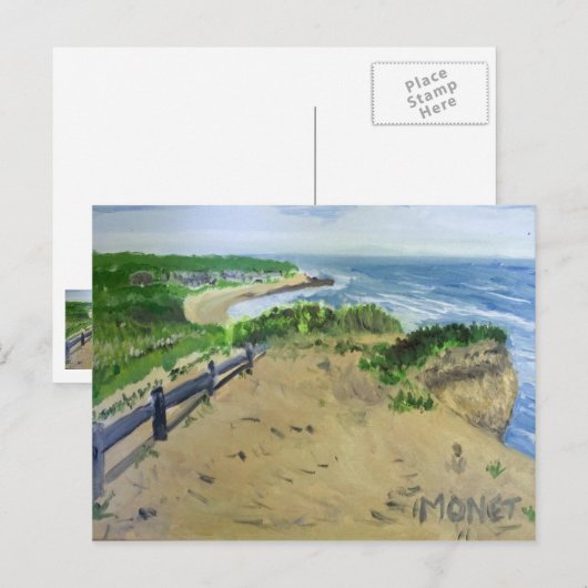 Montauk Cliffs Briefkaart (Voorkant / Achterkant)