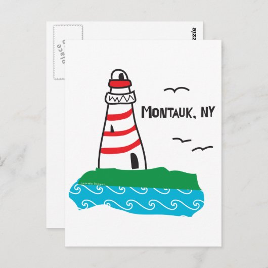 Montauk Lighthouse Briefkaart (Voorkant / Achterkant)