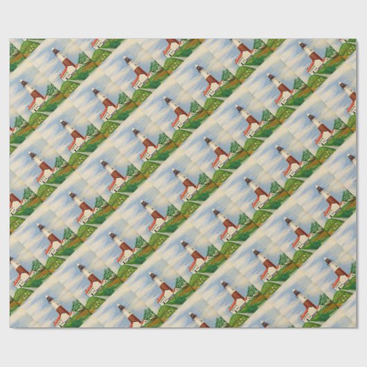 Montauk Lighthouse Cadeaupapier (Vlak)