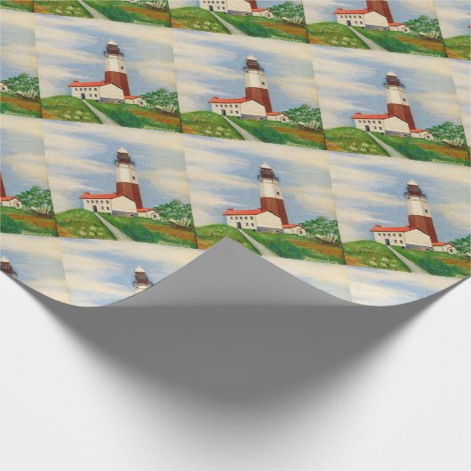 Montauk Lighthouse Cadeaupapier (Hoek)