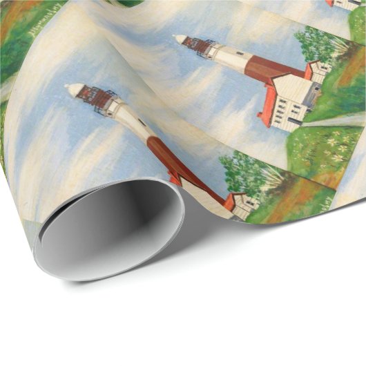 Montauk Lighthouse Cadeaupapier (Rol Hoek)