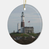 Montauk LIghthouse Holiday Love Ornament (Links)