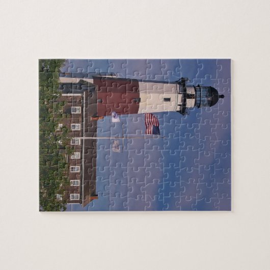 Montauk Lighthouse op Long Island New York Legpuzzel (Horizontaal)
