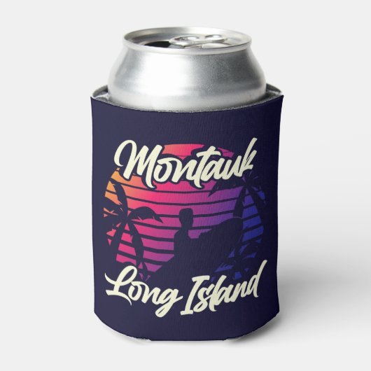 Montauk, Long Island Blikjeskoeler (Blikje Voorkant)