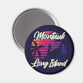 Montauk, Long Island Magneet (Voorkant / Achterkant)