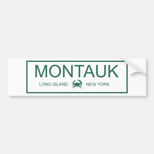 Montauk, Long Island, New York Bumpersticker (Voorkant)