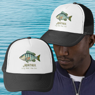 Montauk Long Island New York zeevis Trucker Pet