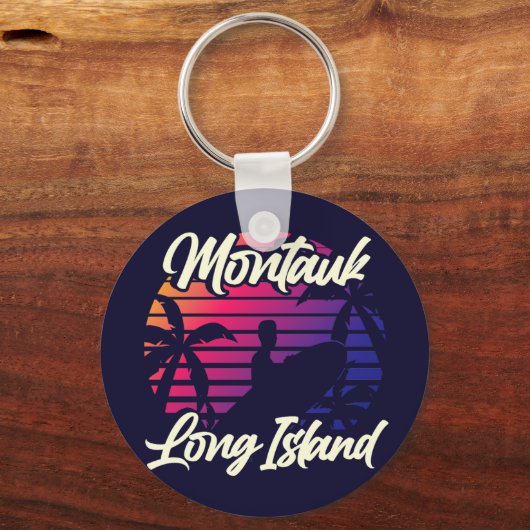 Montauk, Long Island Sleutelhanger (Achterkant)