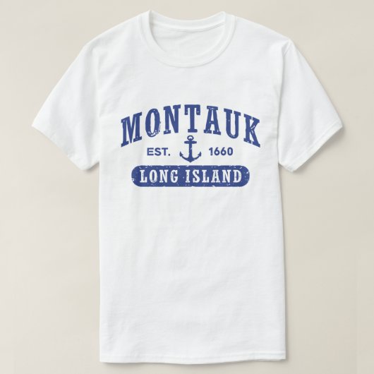 Montauk Long Island T-shirt (Design voorkant)
