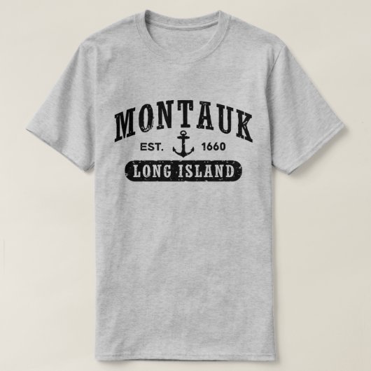 Montauk Long Island T-shirt (Design voorkant)