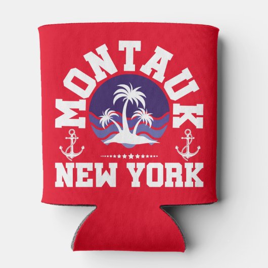 Montauk, New York Blikjeskoeler (Achterkant)