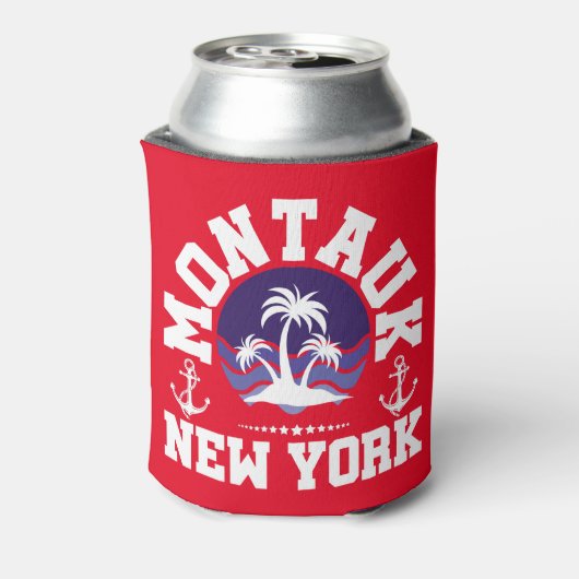 Montauk, New York Blikjeskoeler (Blikje Achterkant)