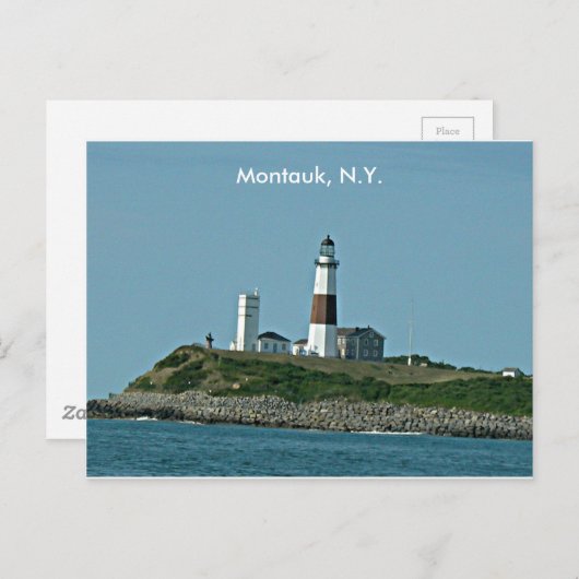 Montauk New York Briefkaart (Voorkant / Achterkant)