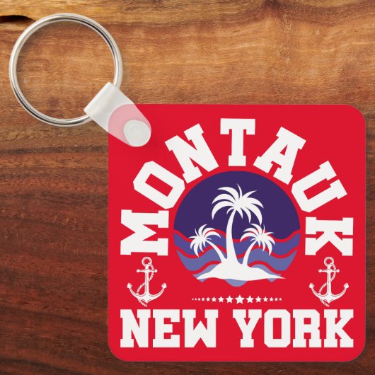 Montauk, New York Sleutelhanger (Voorkant)