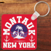 Montauk, New York Sleutelhanger (Achterkant)