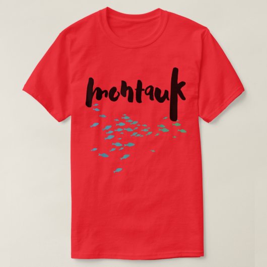 Montauk, New York T-shirt (Design voorkant)