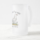 Montauk, NY Matglas Bierpul (Voorkant rechts)