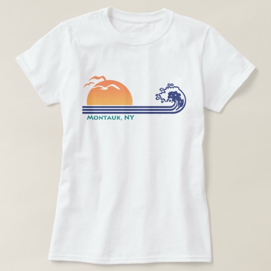 Montauk NY T-shirt (Design voorkant)