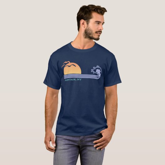 Montauk NY T-shirt (Voorkant volledig)