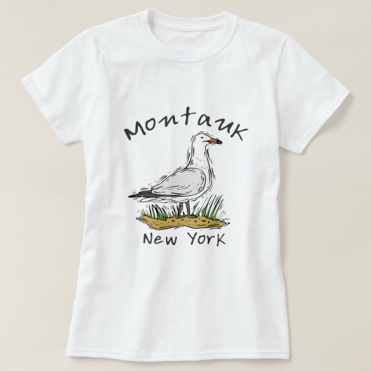 Montauk, NY T-shirt (Design voorkant)