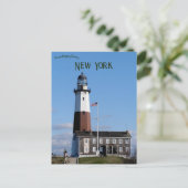 Montauk Point Light, Verenigde Staten Briefkaart (Staand voorkant)
