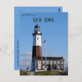 Montauk Point Light, Verenigde Staten Briefkaart (Voorkant / Achterkant)