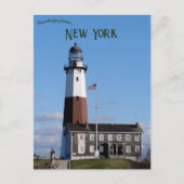 Montauk Point Light, Verenigde Staten Briefkaart (Voorkant)