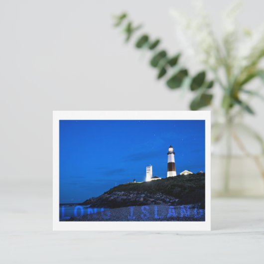 Montauk Point Lighthouse Briefkaart (Staand voorkant)