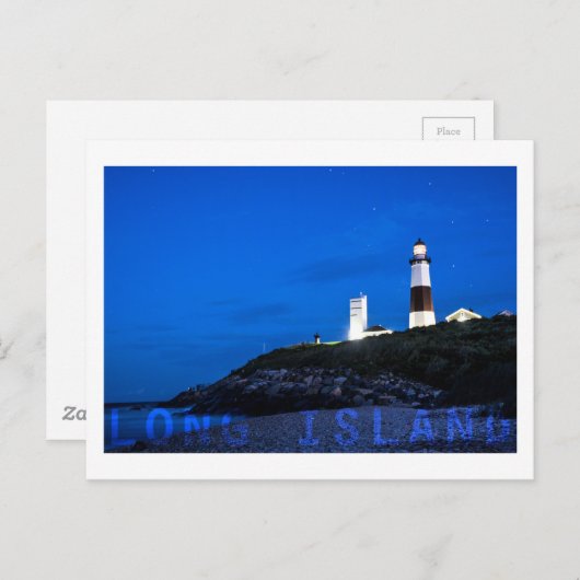 Montauk Point Lighthouse Briefkaart (Voorkant / Achterkant)